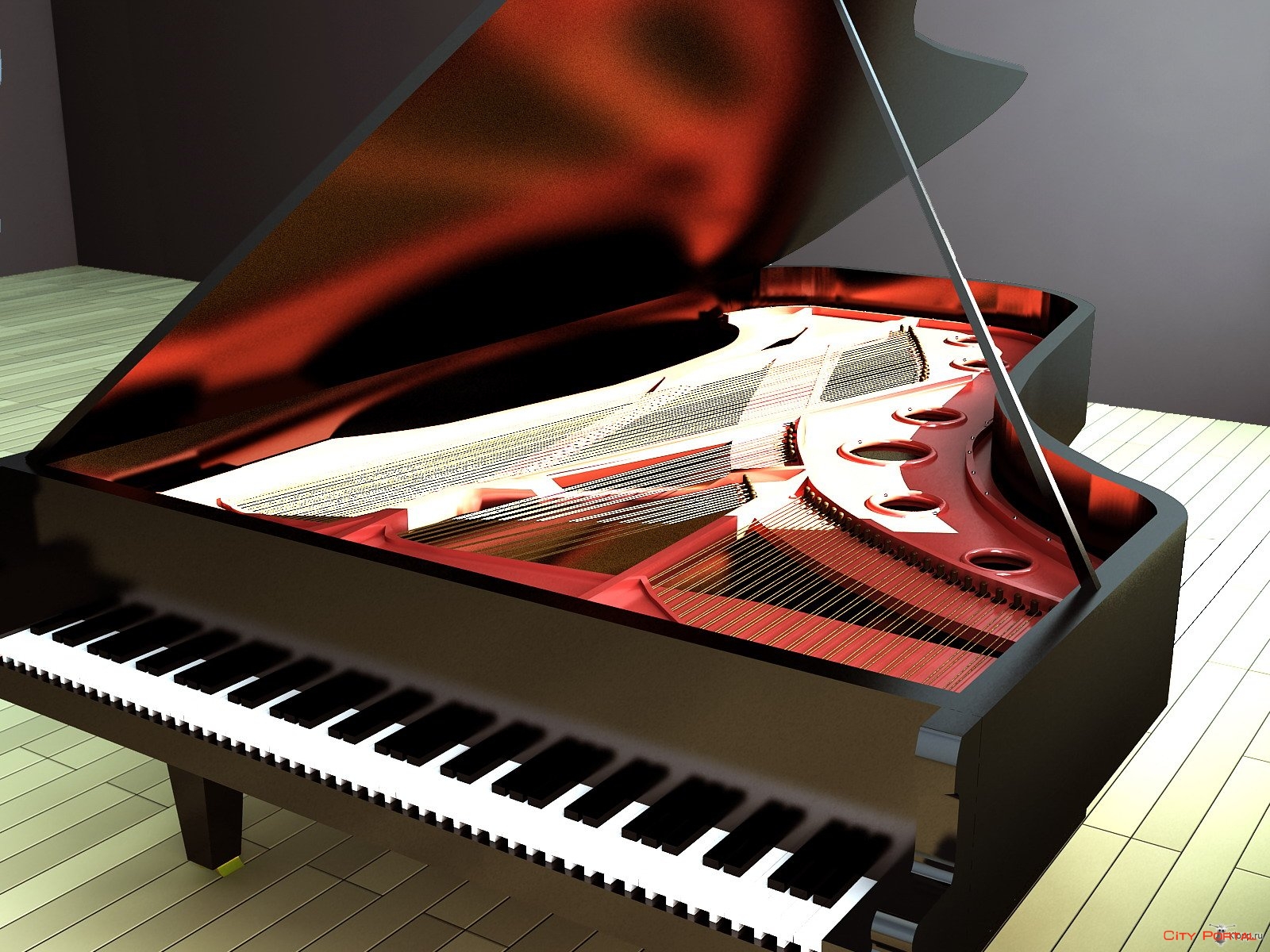 Открытое пианино